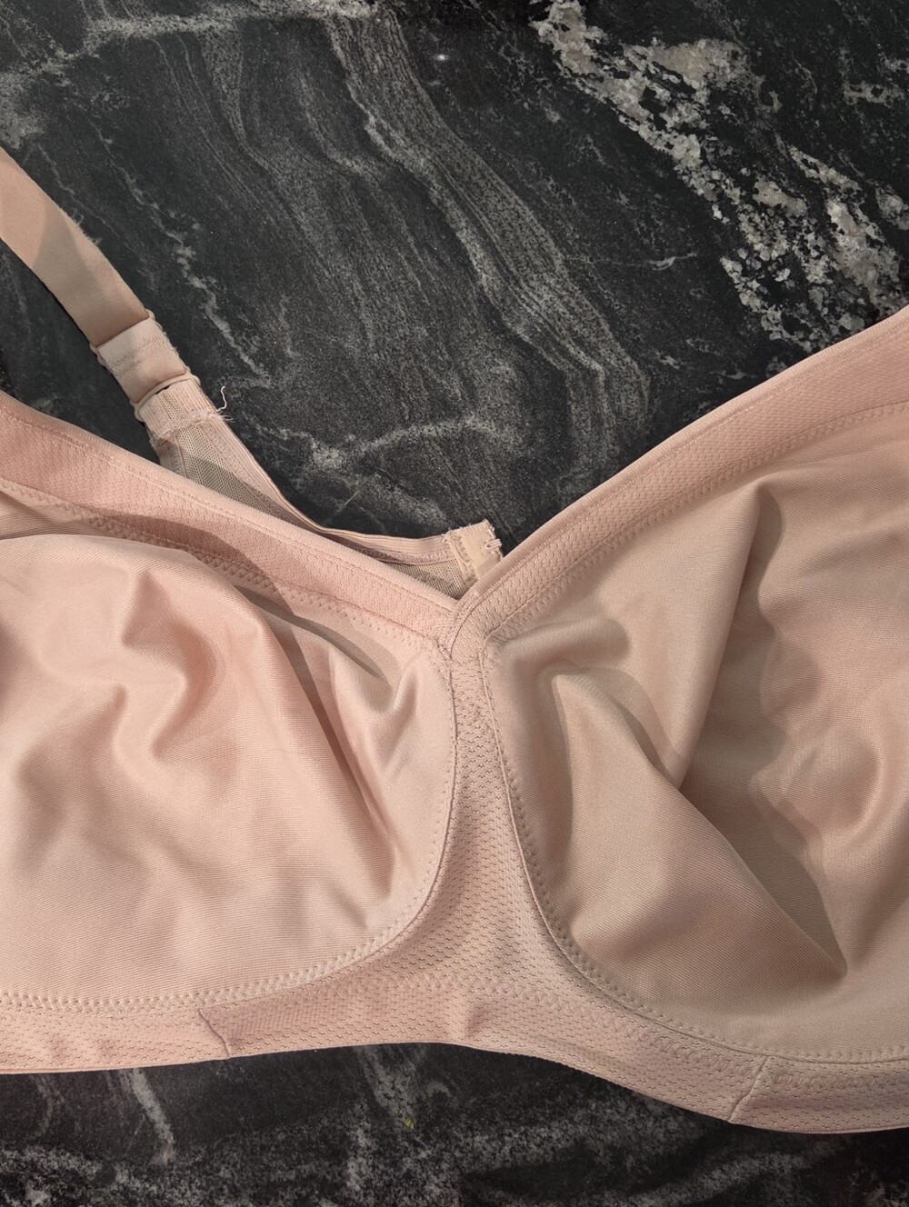 Glamorise Beige Full-Coverage Wireless Bra